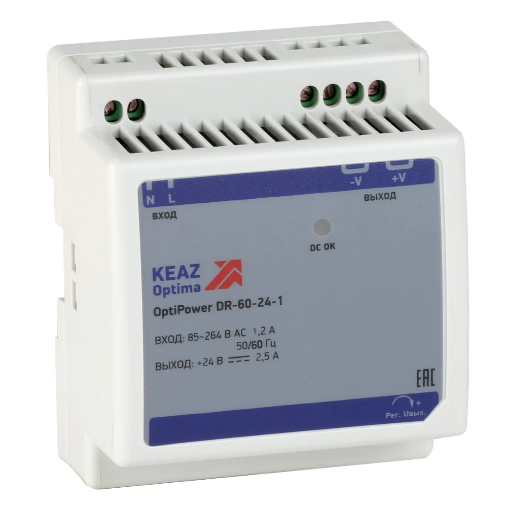 Блок питания КЭАЗ OptiPower DR-60-24-1
