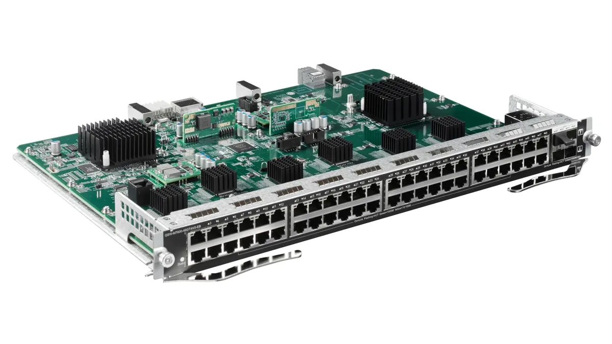 Модуль линейных входов QTECH QSW-M7600-48GT4XS-EB