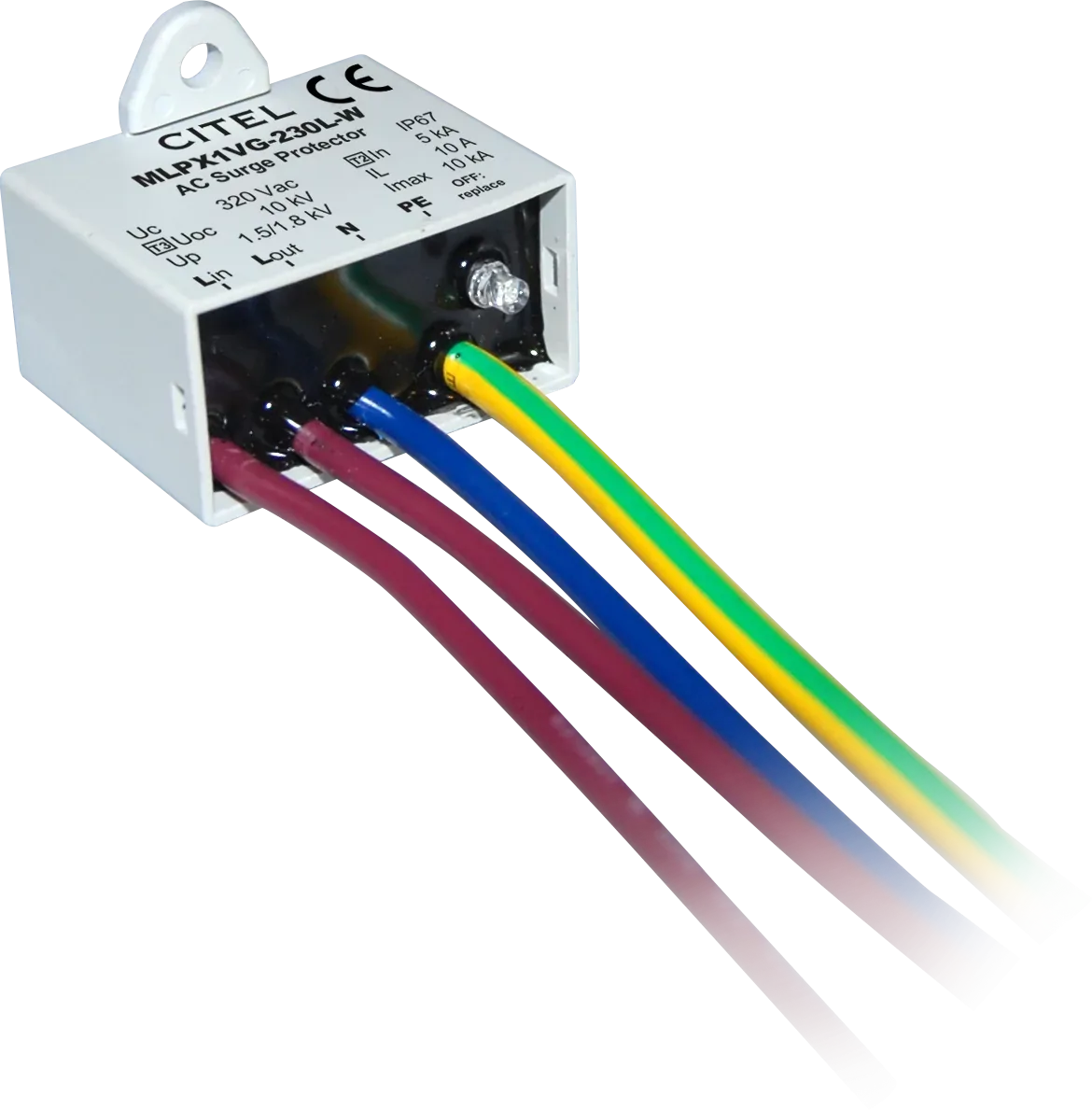 Устройство защиты от импульсных перенапряжений Citel MLPX1VG-230L-W (711294)