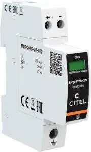 Устройство защиты от импульсных перенапряжений Citel DDC40CS-20-350 (828411021), тип 2, компактный, AC/DC