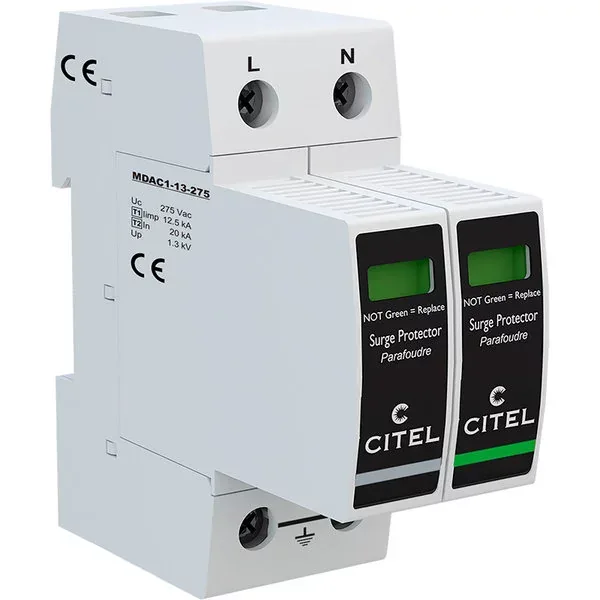 Устройство защиты от импульсных перенапряжений Citel DAC1-13-11-275 (821710232), тип 1+2