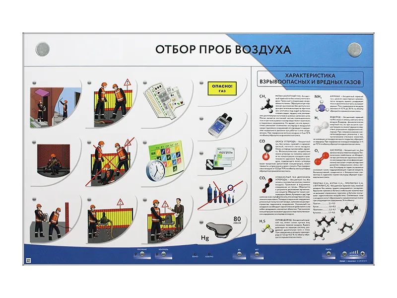 Стенд Зарница отбор проб воздуха