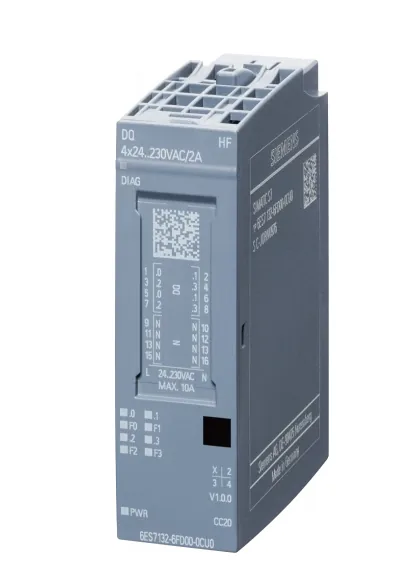 Модуль дискретных выходов Siemens SIMATIC ET 200SP, 6ES7132-6FD00-0CU0
