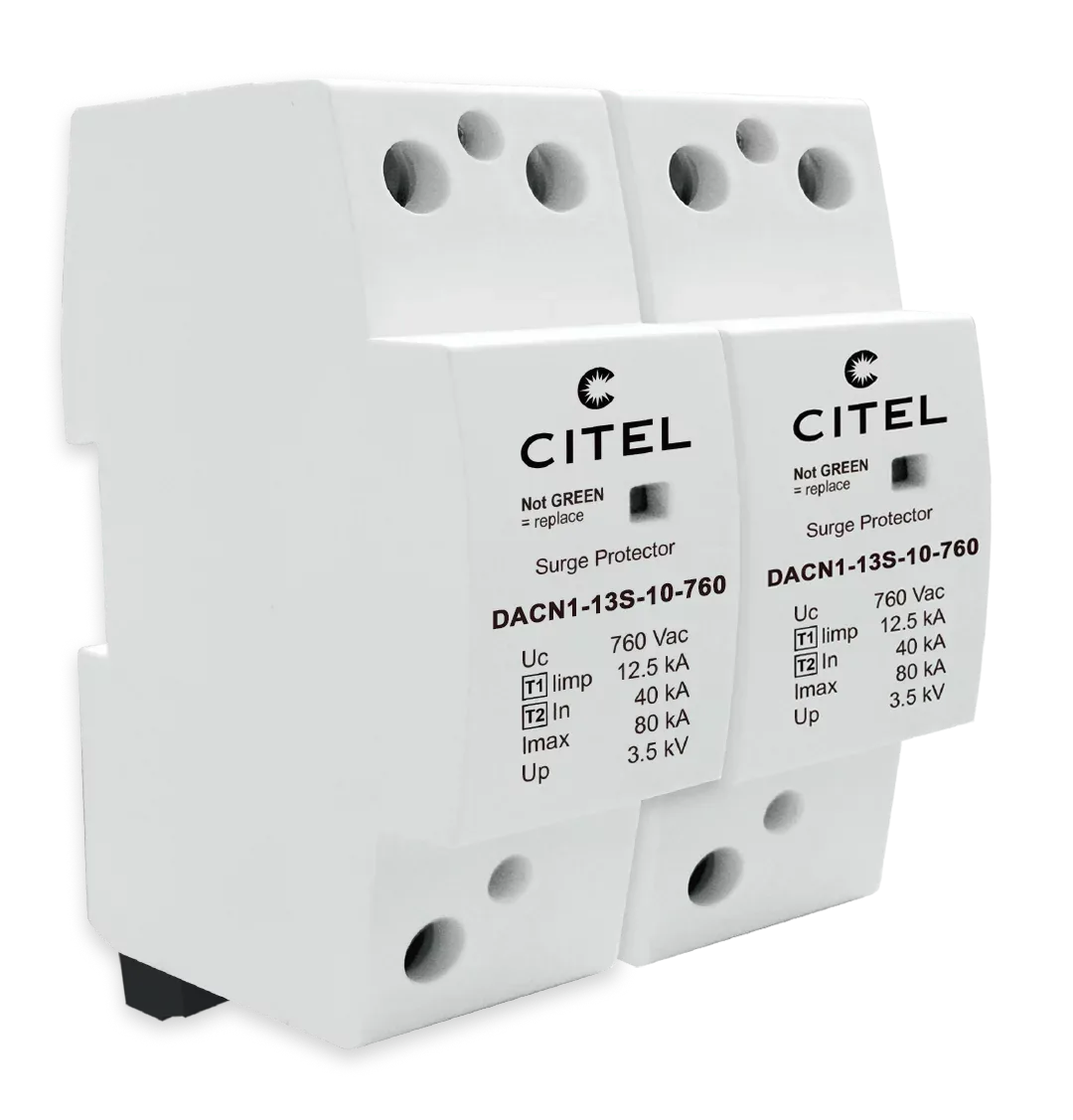 Устройство защиты от импульсных перенапряжений Citel DACN1-13S-20-760 (29112012), тип 1+2, In 40 кА, Imax 80 кА