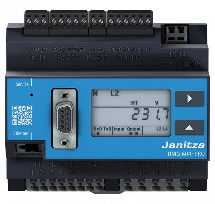 Анализатор мощности Janitza Electronics UMG 604-PRO
