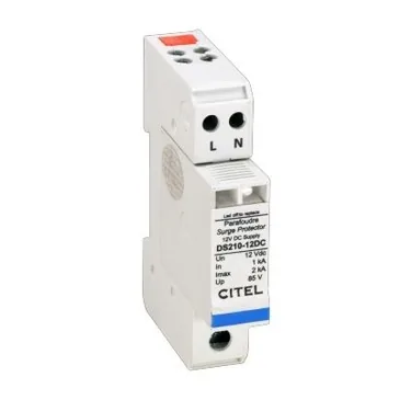 Устройство защиты от импульсных перенапряжений Citel DS220-48DC (390402), 2-полюсный, защита сети 48В постоянного тока