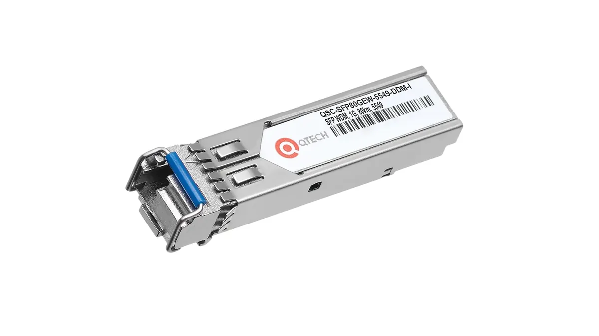 Оптический модуль SFP QTECH QSC-SFP80GEW-5549-DDM-I