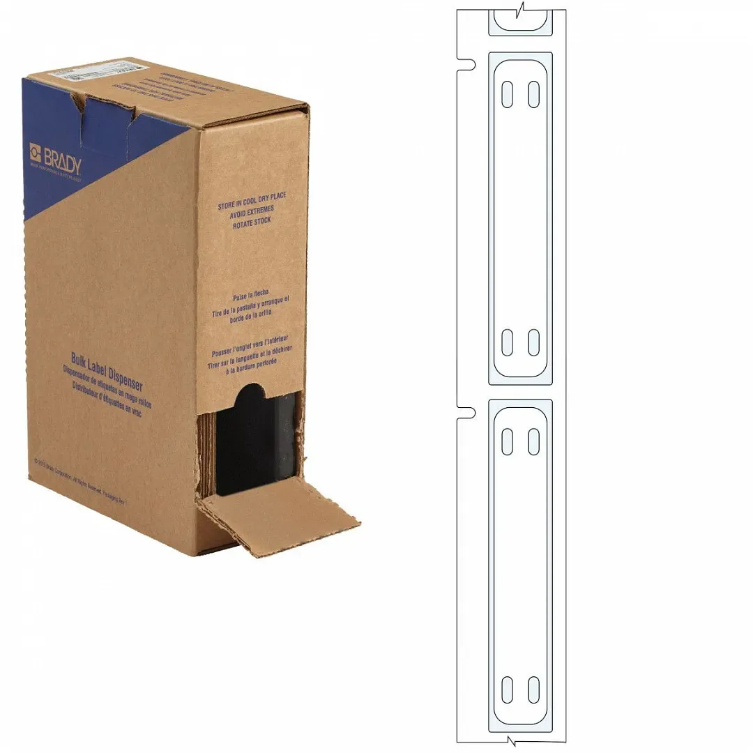 Бирка BRADY BM-10x60-7643-YL-L