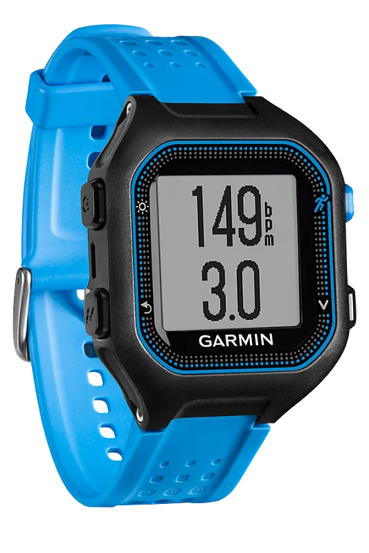 Смарт-часы Garmin Forerunner 25 чёрно-синие большие
