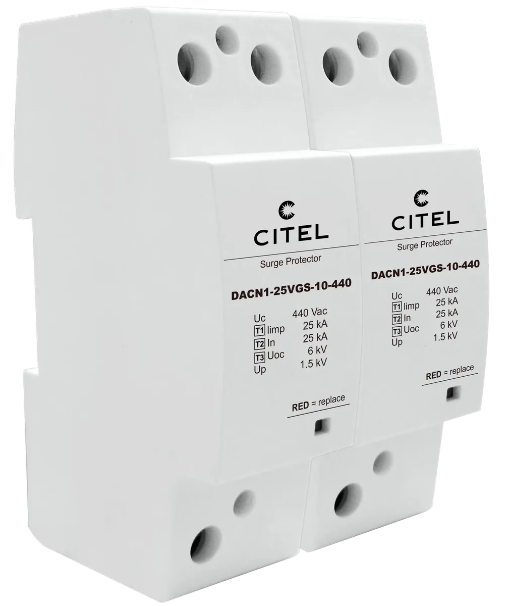 Устройство защиты от импульсных перенапряжений Citel DACN1-25VGS-20-440 (29222022), тип 1+2+3, Iimp 25кА