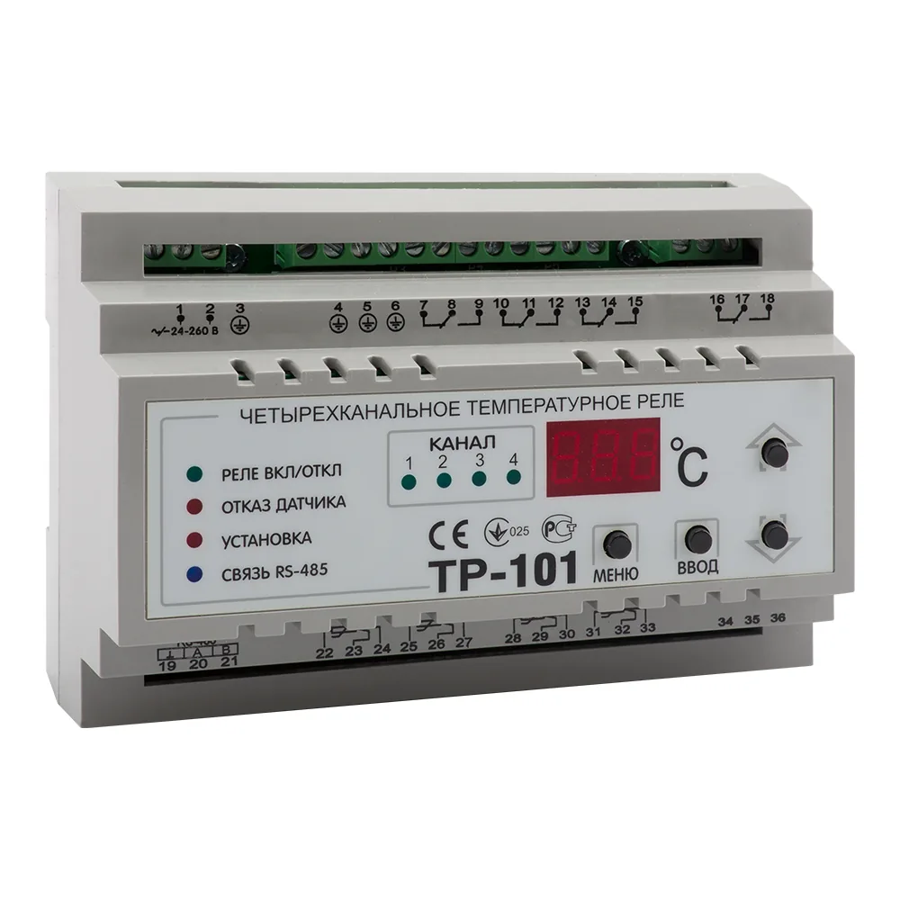 Реле температурное КЭАЗ OptiDin ТР-101-УХЛ3.1