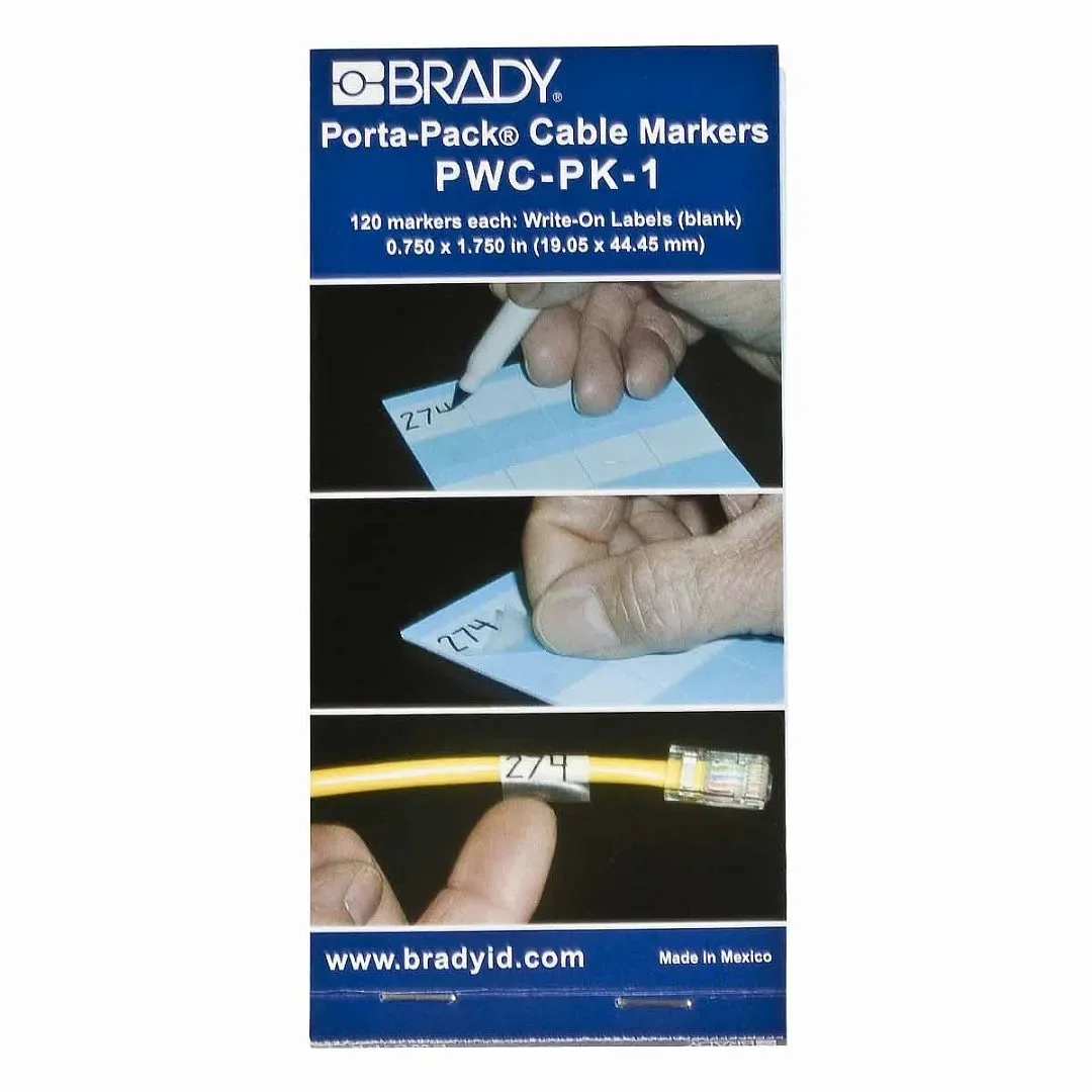 Кабельный маркер BRADY PWC-PK-1