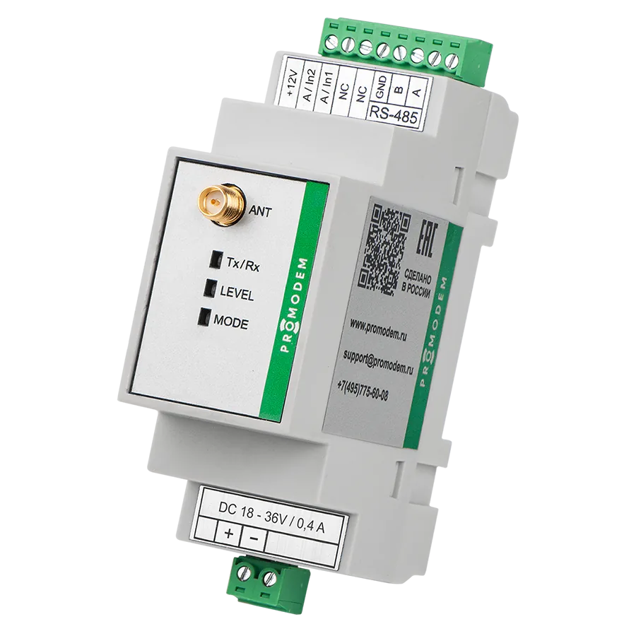 Модем Modbus Slave PROMODEM ZigBee-485-20mA-DC24G