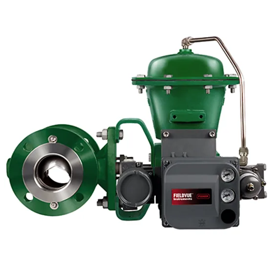 Регулирующий клапан с фланцем Emerson Fisher V150