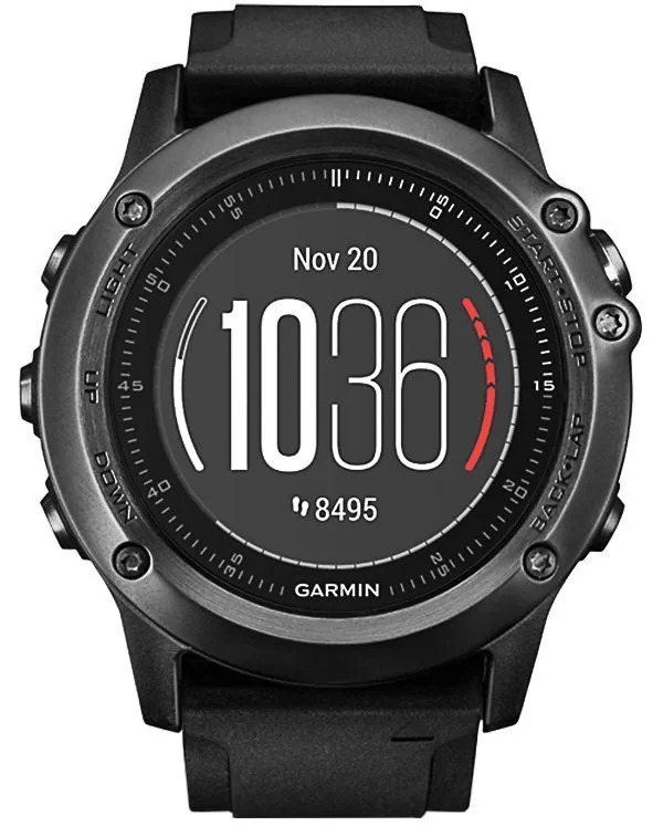 Смарт-часы Garmin Fenix 3 Sapphire HR и пульсометром