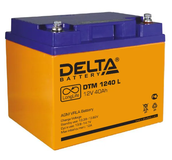 Аккумулятор DELTA Battery DTM 1240 L
