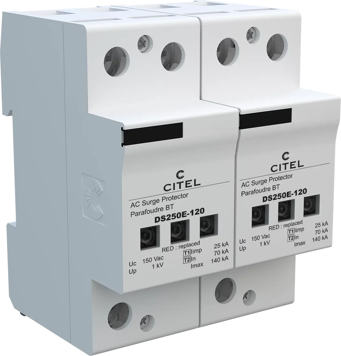 Устройство защиты от импульсных перенапряжений Citel DS252E-120 (3951), высокоэнергетическое, тип 1+2 CITEL