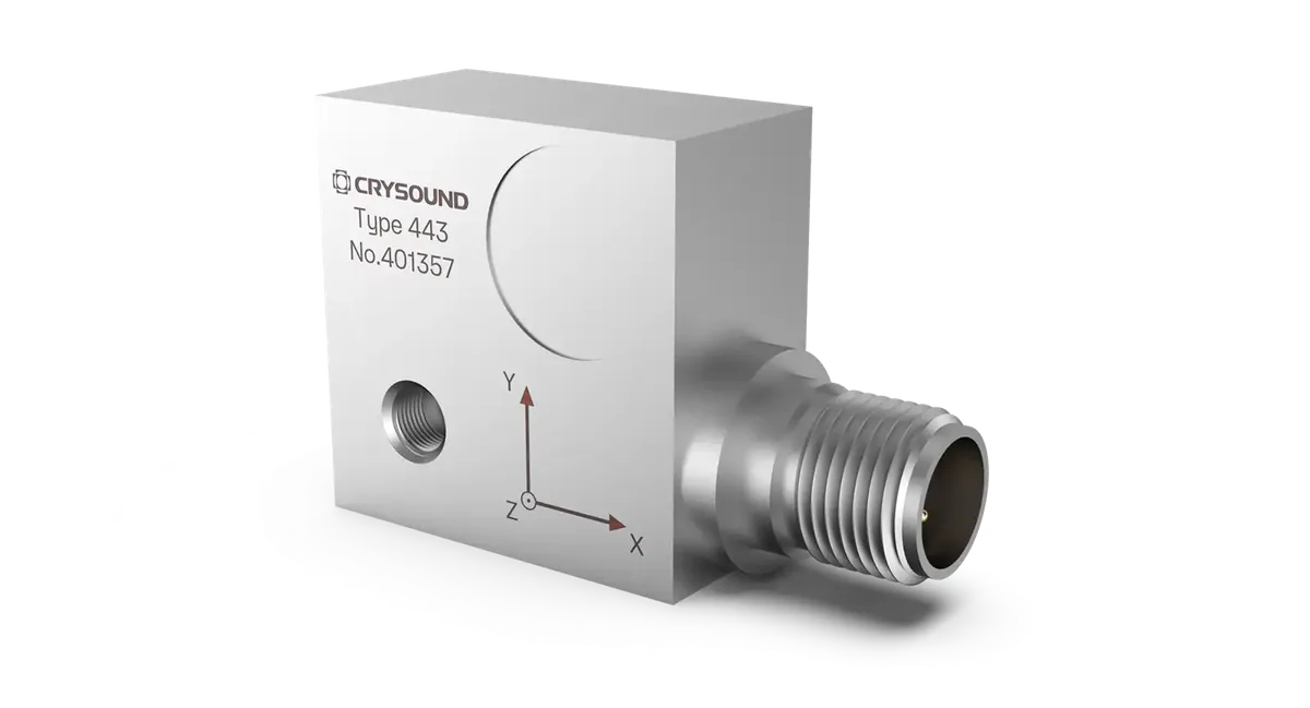 Акселерометр CRYSOUND CRY443, 50 мВ/g, ±100 g pk, от 1 Гц до 4 кГц