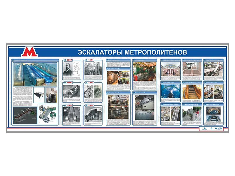 Стенд Зарница эскалаторы метрополитенов