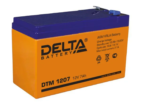 Аккумулятор DELTA Battery DTM 1207