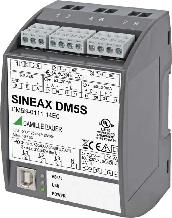 Преобразователь Camille Bauer SINEAX DM5S