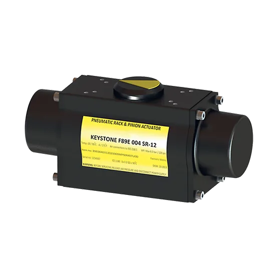 Пневматический четвертьоборотный привод Emerson KEYSTONE F89