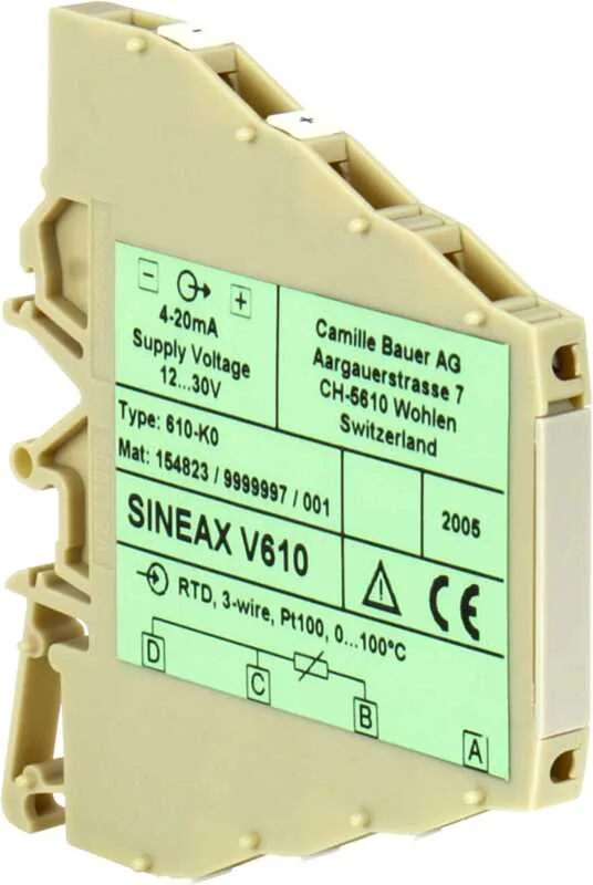 Преобразователь Camille Bauer SINEAX V610