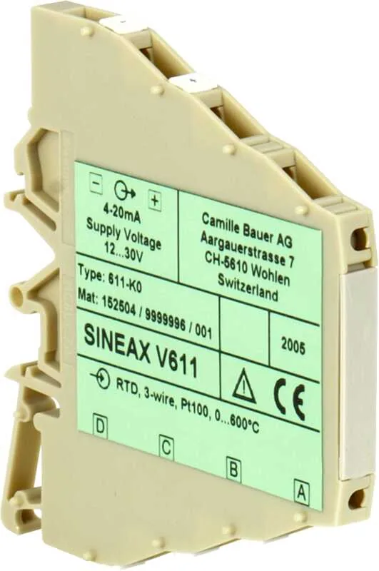 Преобразователь Camille Bauer SINEAX V611
