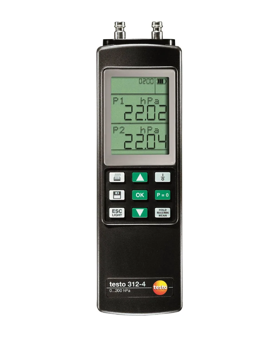 Манометр Комплект для высокого давления Testo 312-4