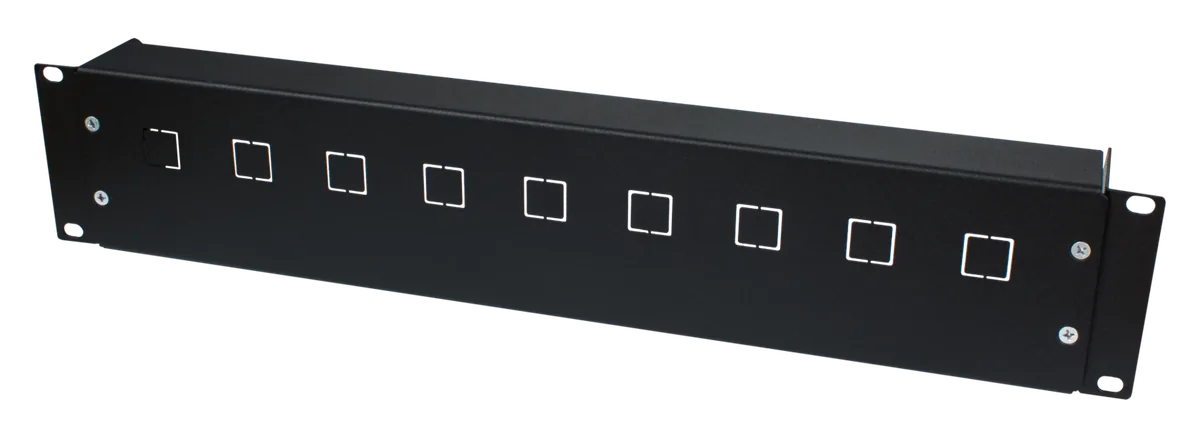 Панель грозозащиты Citel ПР.19.9MJ8.Г на 9 линий Ethernet (1998), коннектор RJ45