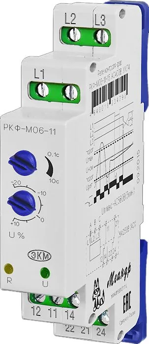 Реле контроля МЕАНДР РКФ-М06-11-22 AC715В УХЛ4