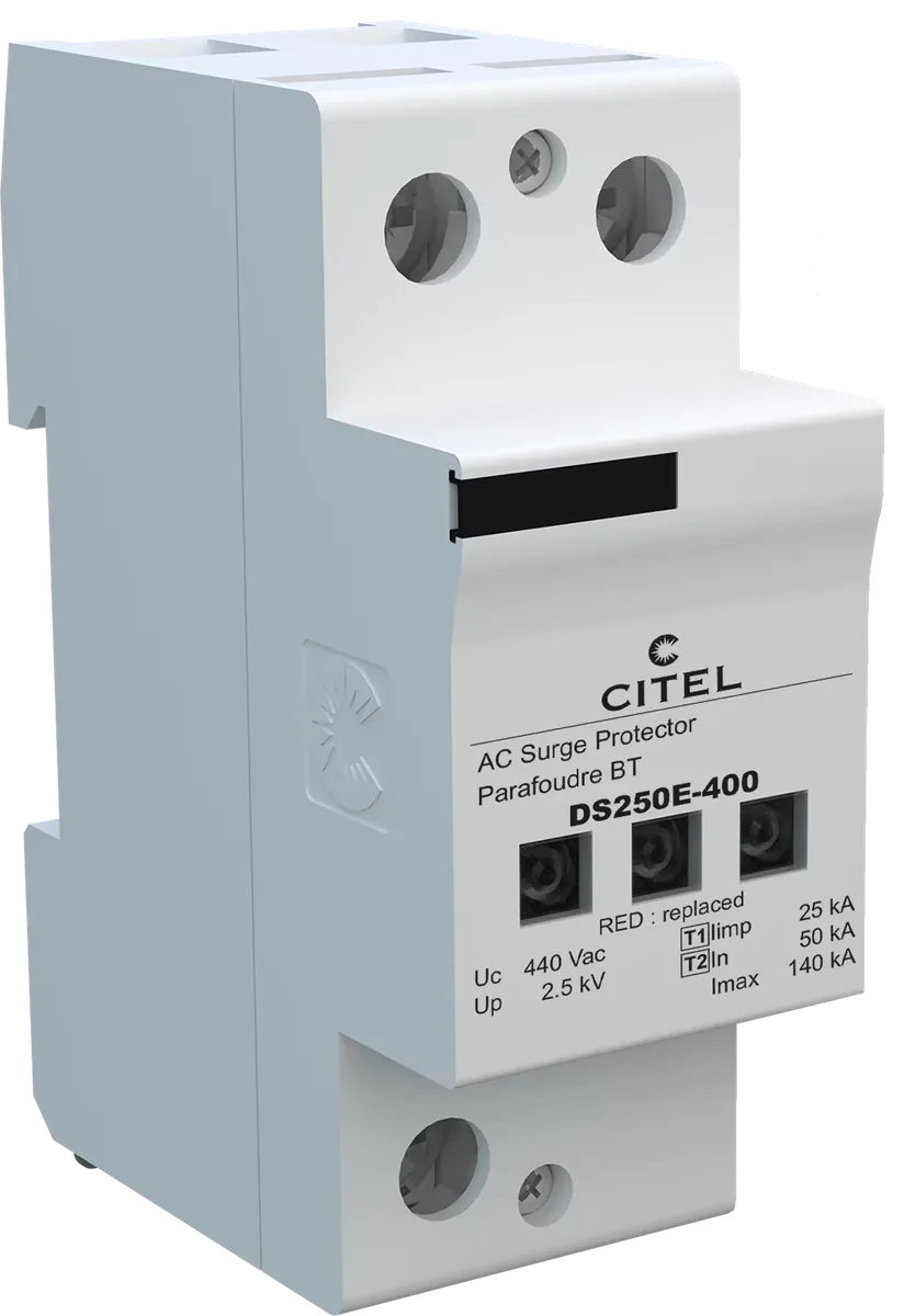 Устройство защиты от импульсных перенапряжений Citel DS250E-400 (3731), высокоэнергетическое, тип 1+2