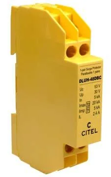 Устройство защиты от импульсных перенапряжений Citel DLUH-48DBC (640714), 1 пара, сети Fipway, WorldFIP, FieldBus-h2