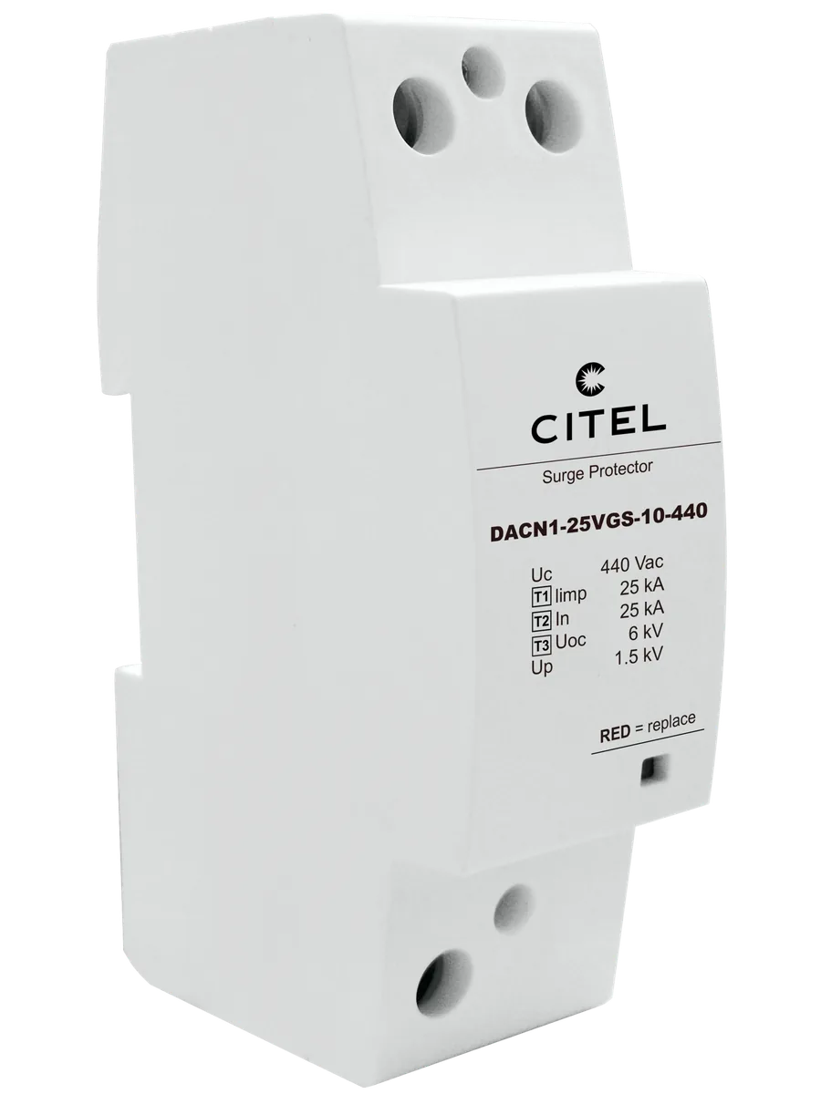 Устройство защиты от импульсных перенапряжений Citel DACN1-25VGS-10-440 (29221022), тип 1+2+3, Iimp 25кА