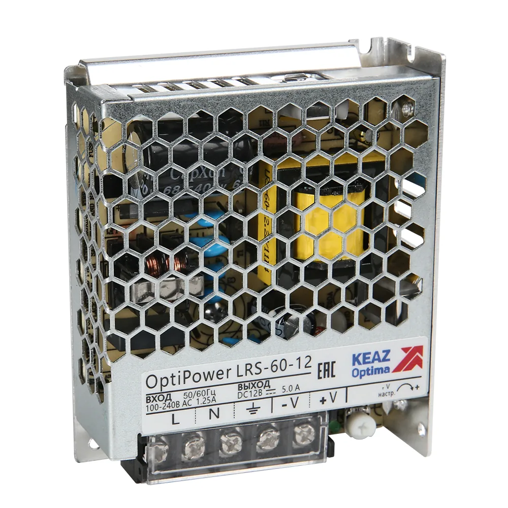 Блок питания панельный КЭАЗ OptiPower LRS 60-12 5A
