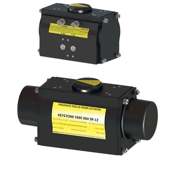 Пневматический четвертьоборотный привод Emerson Keystone F89