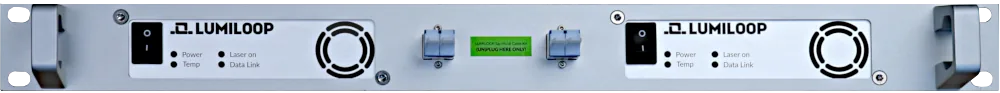 Компонент LSFrame LUMILOOP GmbH 19-дюймовая передняя панель, 2 компьютерных интерфейса CI-250
