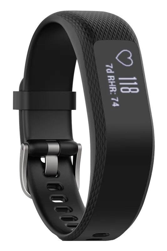 Фитнес-браслет Garmin VivoSMART 3 чёрный большой размер