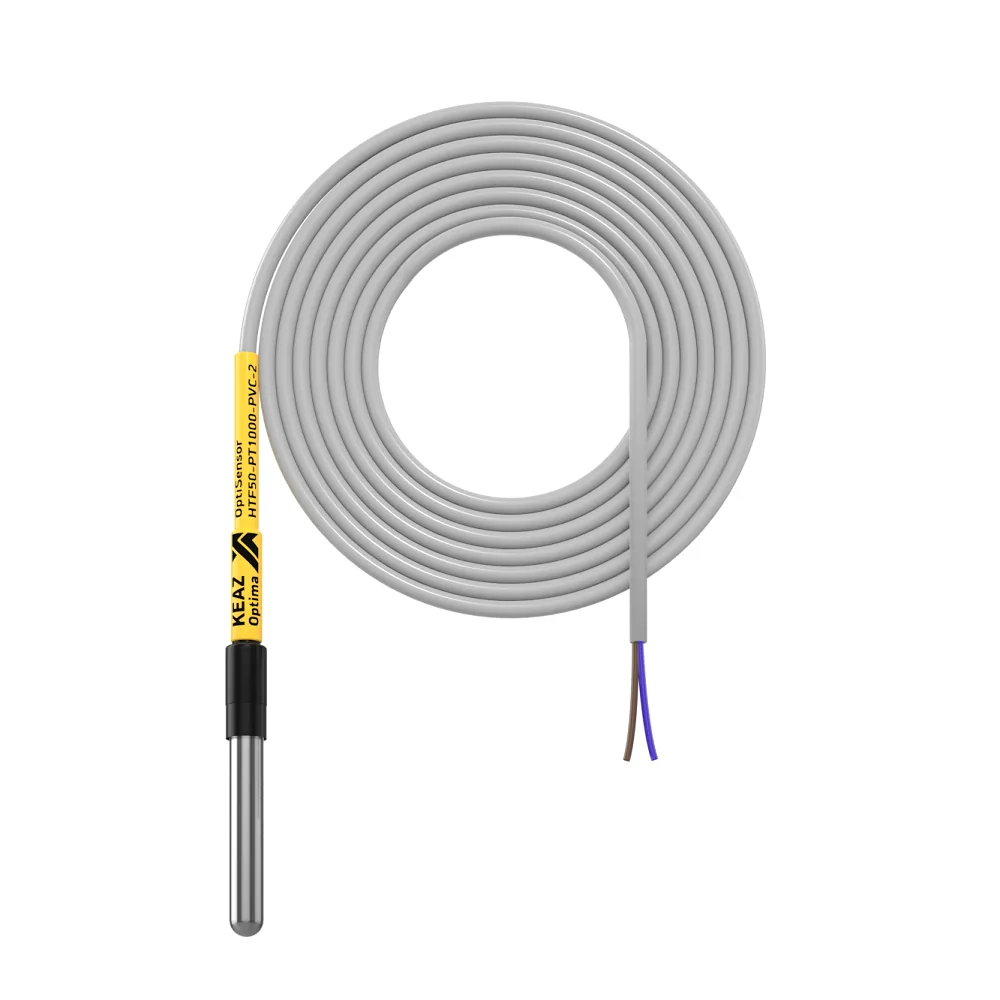 Датчик температуры канальный КЭАЗ OptiSensor HTF50-PT1000-PVC-2