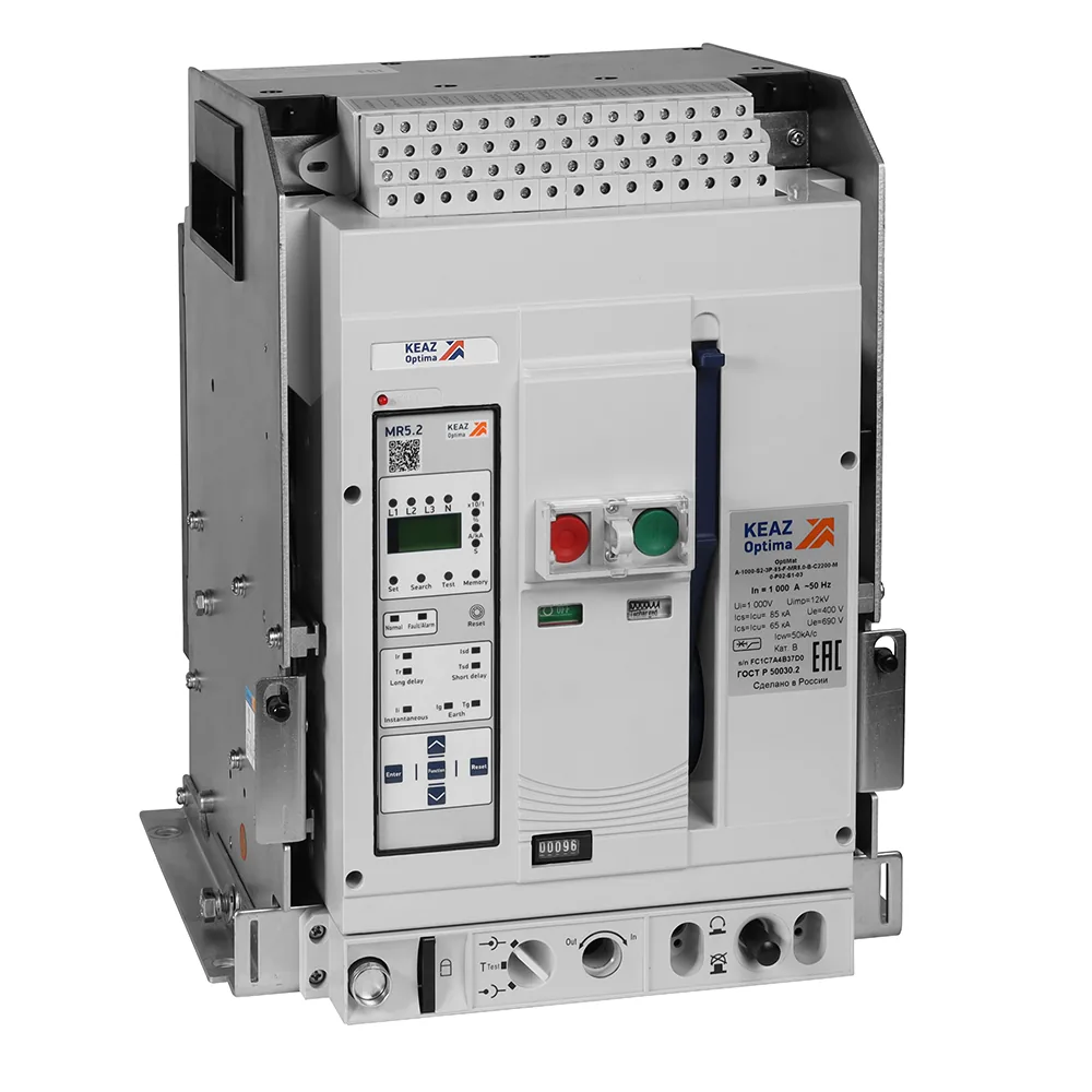 Выключатель автоматический КЭАЗ OptiMat A-800-S1-4P-50-D-MR5.2-B-C2200-M2-P05-S2-06