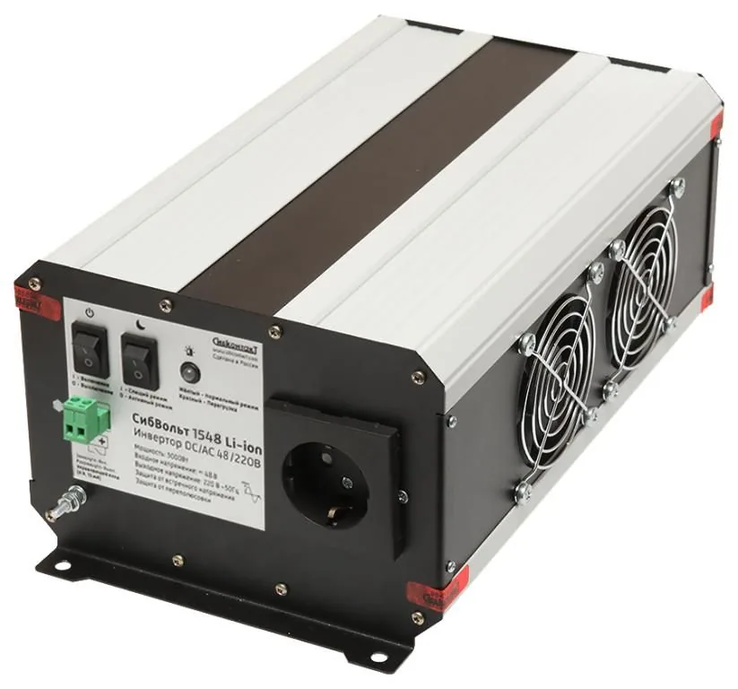 Инвертор СибКонтакт СибВольт 1548 Li-ion, DC/AC, 48/220В, 1500 Вт