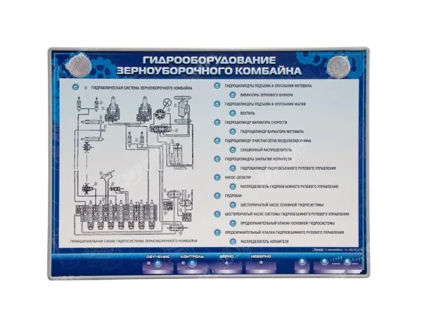 Стенд Зарница гидрооборудование комбайна Дон Acros