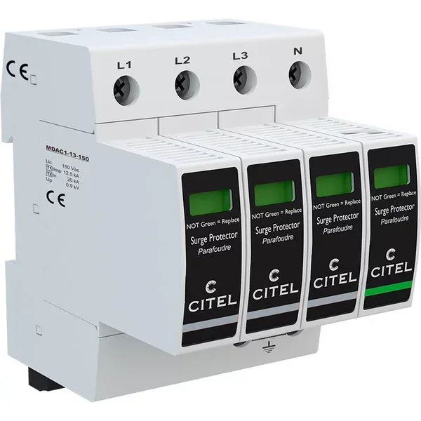 Устройство защиты от импульсных перенапряжений Citel DAC1-13S-31-150 (821710144), тип 1+2