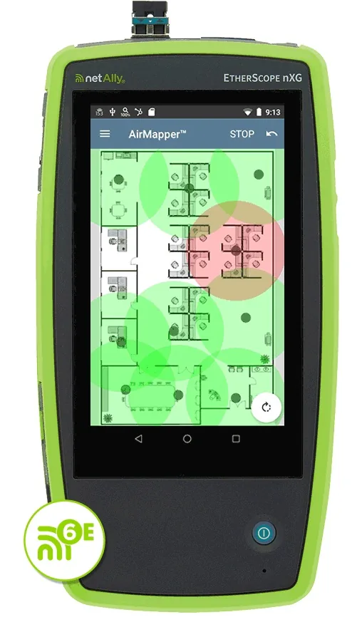Тестер инспектирования беспроводных сетей AirMapper Site Survey