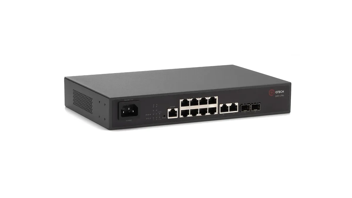Управляемый коммутатор QTECH QSW-3750-10T-AC